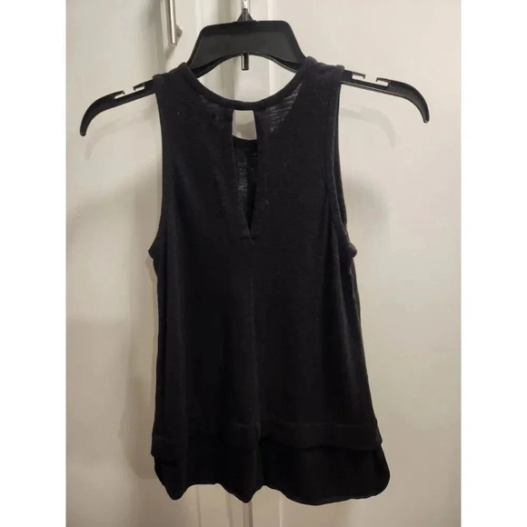 Madewell Layered Keyhole Back Tank Top - Picture 2 of 8